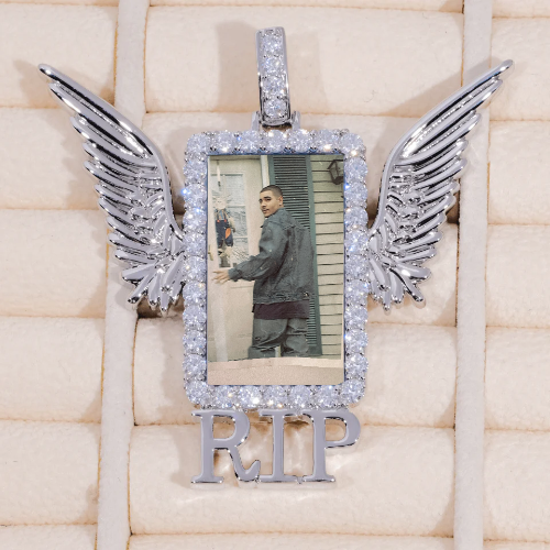 RIP WING 3D CUSTOM PICTURE PENDANT
