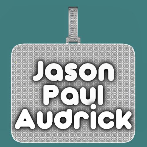 CUSTOM LETTER NECKLACE 3D BIG SQUARE