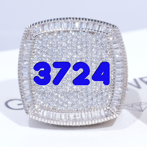 CUSTOM LETTER 3D ICED RING