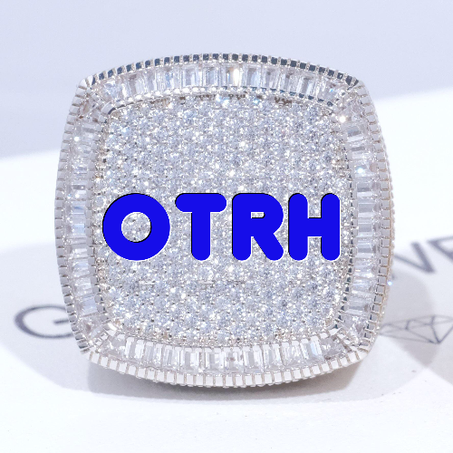 CUSTOM LETTER 3D ICED RING