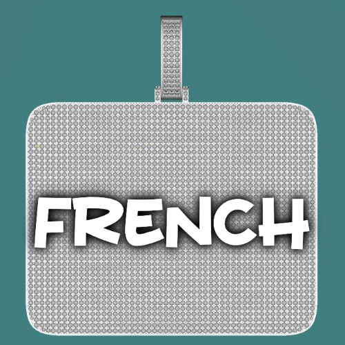 CUSTOM LETTER NECKLACE 3D BIG SQUARE