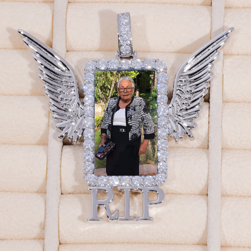 RIP WING 3D CUSTOM PICTURE PENDANT