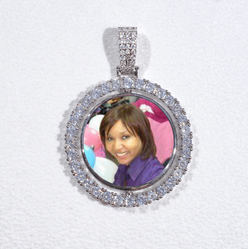 3D Spinning 2-Faced Custom Picture Pendant