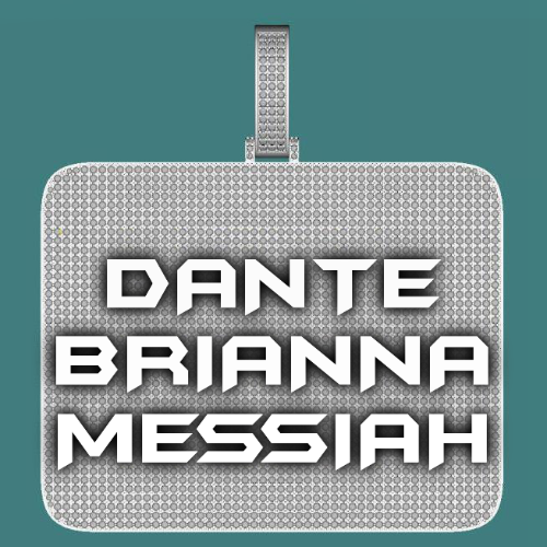 CUSTOM LETTER NECKLACE 3D BIG SQUARE
