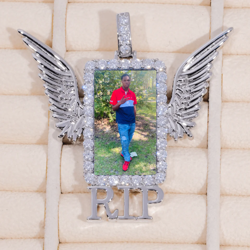 RIP WING 3D CUSTOM PICTURE PENDANT