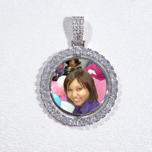 3D Spinning 2-Faced Custom Picture Pendant