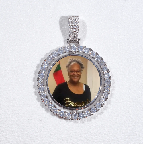 3D Spinning 2-Faced Custom Picture Pendant