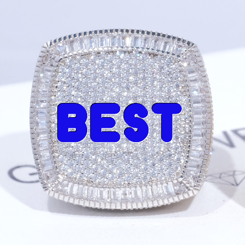 CUSTOM LETTER 3D ICED RING