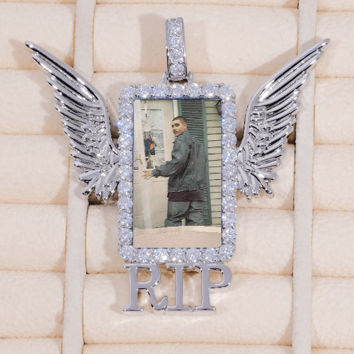RIP WING 3D CUSTOM PICTURE PENDANT