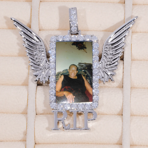 RIP WING 3D CUSTOM PICTURE PENDANT
