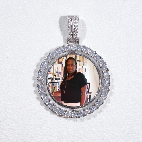 3D Spinning 2-Faced Custom Picture Pendant