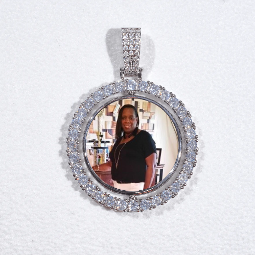 3D Spinning 2-Faced Custom Picture Pendant