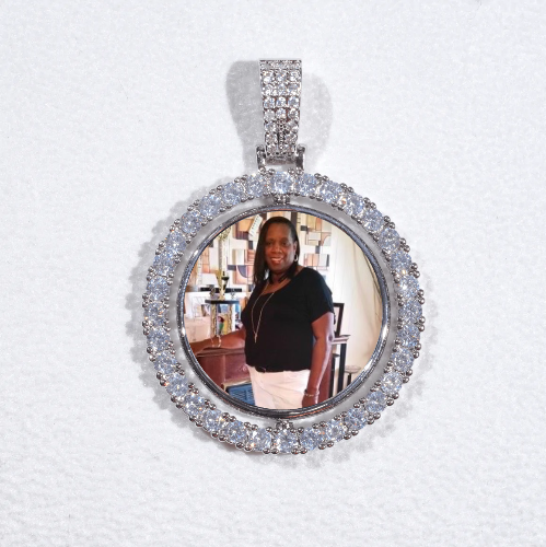3D Spinning 2-Faced Custom Picture Pendant