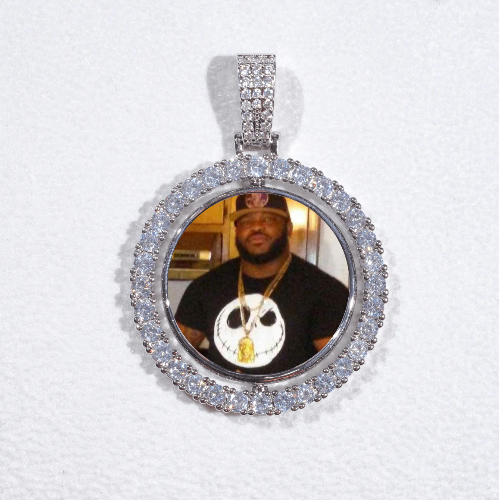 3D Spinning 2-Faced Custom Picture Pendant