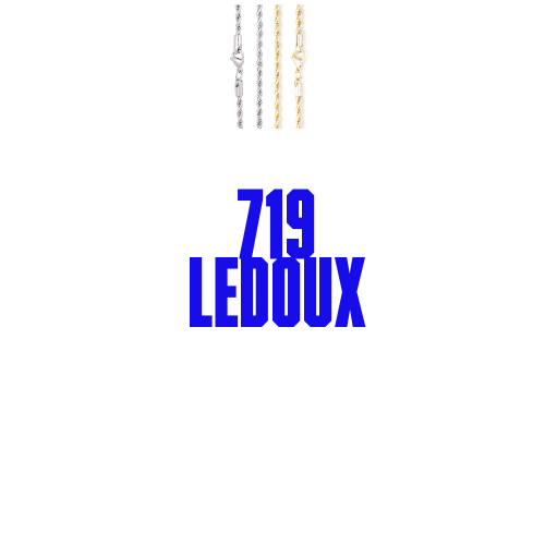 Custom Letters Baguette Two Layer Necklace