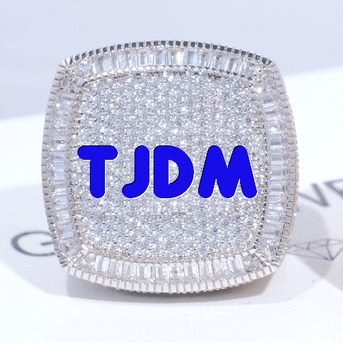 CUSTOM LETTER 3D ICED RING