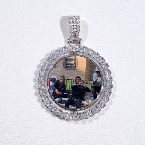 3D Spinning 2-Faced Custom Picture Pendant