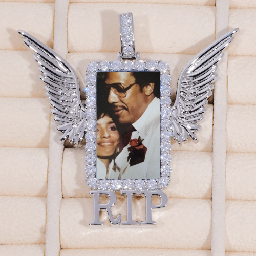 RIP WING 3D CUSTOM PICTURE PENDANT