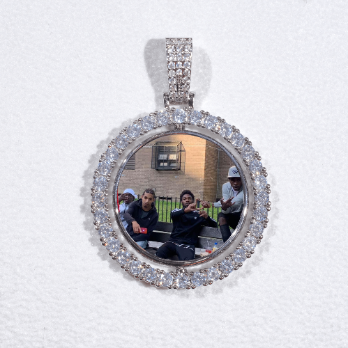 3D Spinning 2-Faced Custom Picture Pendant