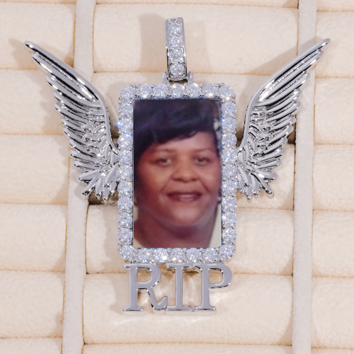 RIP WING 3D CUSTOM PICTURE PENDANT
