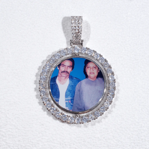 3D Spinning 2-Faced Custom Picture Pendant