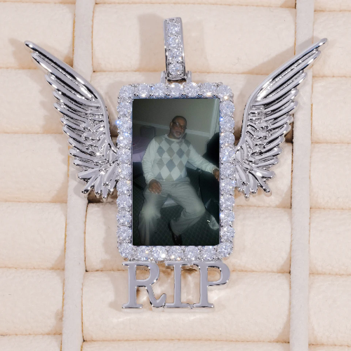 RIP WING 3D CUSTOM PICTURE PENDANT