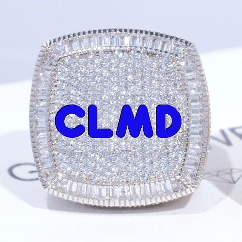 CUSTOM LETTER 3D ICED RING