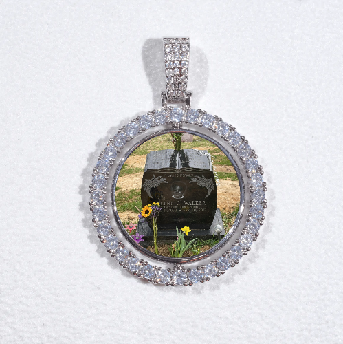 3D Spinning 2-Faced Custom Picture Pendant