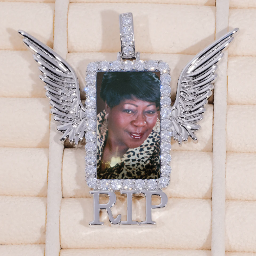 RIP WING 3D CUSTOM PICTURE PENDANT