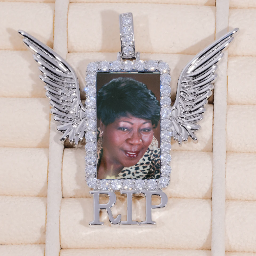 RIP WING 3D CUSTOM PICTURE PENDANT