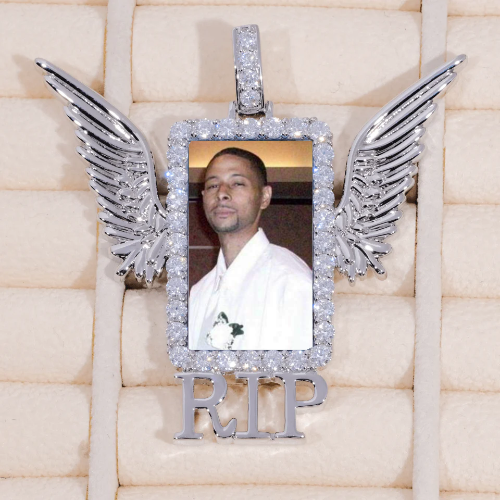 RIP WING 3D CUSTOM PICTURE PENDANT