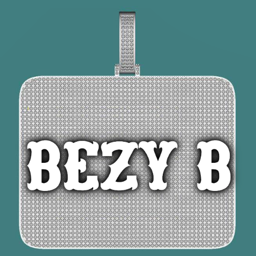 CUSTOM LETTER NECKLACE 3D BIG SQUARE