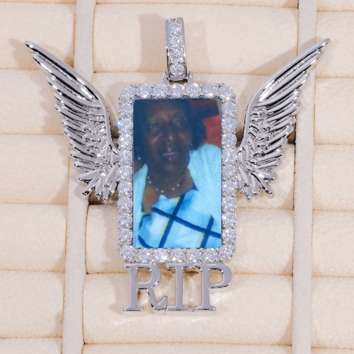 RIP WING 3D CUSTOM PICTURE PENDANT