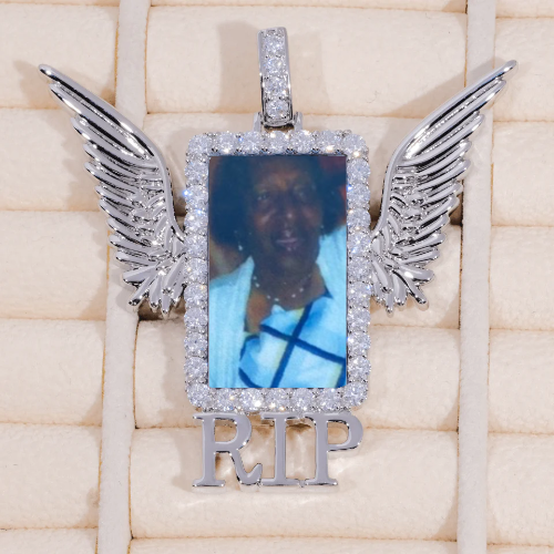 RIP WING 3D CUSTOM PICTURE PENDANT
