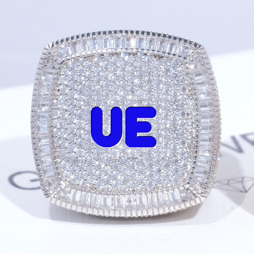 CUSTOM LETTER 3D ICED RING
