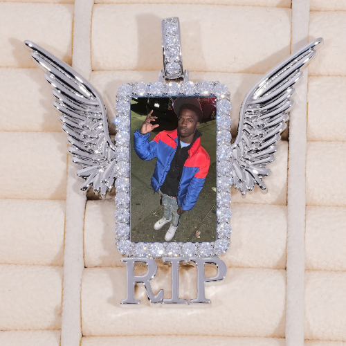 RIP WING 3D CUSTOM PICTURE PENDANT