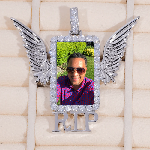 RIP WING 3D CUSTOM PICTURE PENDANT