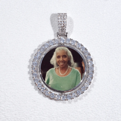 3D Spinning 2-Faced Custom Picture Pendant