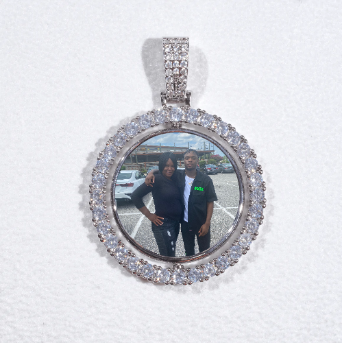 3D Spinning 2-Faced Custom Picture Pendant