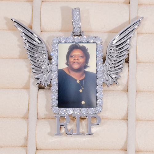 RIP WING 3D CUSTOM PICTURE PENDANT