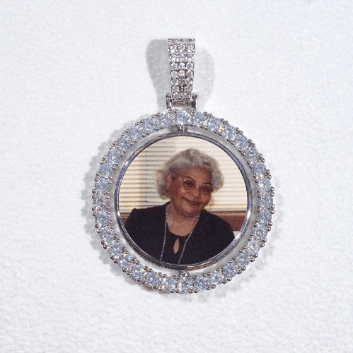 3D Spinning 2-Faced Custom Picture Pendant
