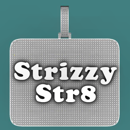 CUSTOM LETTER NECKLACE 3D BIG SQUARE