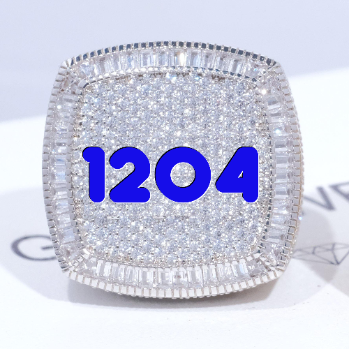 CUSTOM LETTER 3D ICED RING