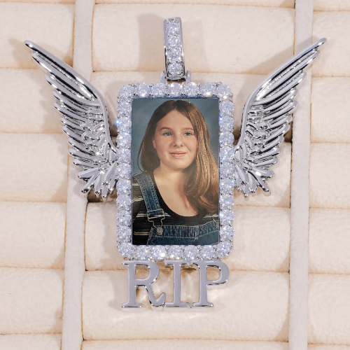 RIP WING 3D CUSTOM PICTURE PENDANT