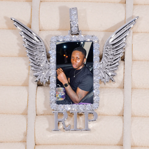 RIP WING 3D CUSTOM PICTURE PENDANT