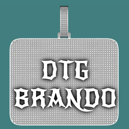 CUSTOM LETTER NECKLACE 3D BIG SQUARE