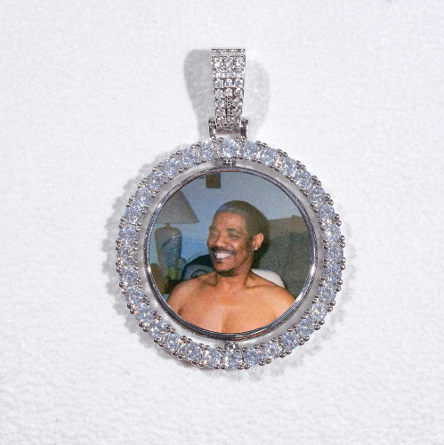 3D Spinning 2-Faced Custom Picture Pendant