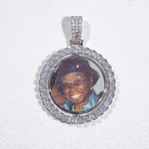 3D Spinning 2-Faced Custom Picture Pendant