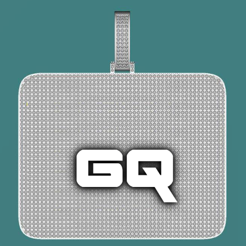 CUSTOM LETTER NECKLACE 3D BIG SQUARE