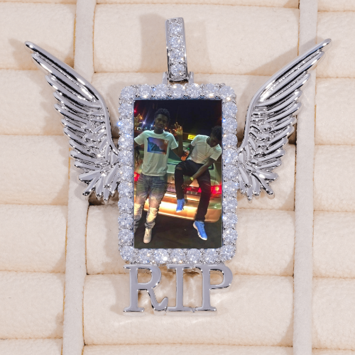 RIP WING 3D CUSTOM PICTURE PENDANT